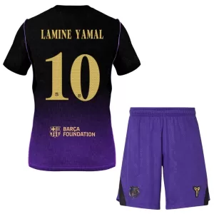 Camisolas FC Barcelona Lamine Yamal 10 Criança Equipamento Alternativo 26/27