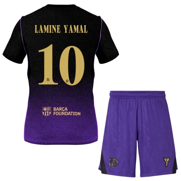 Camisolas FC Barcelona Lamine Yamal 10 Criança Equipamento Alternativo 26/27 Camisolas FC Barcelona Lamine Yamal 10 Criança Equipamento Alternativo 26/27