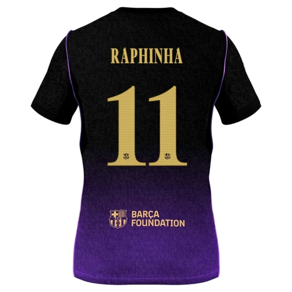 Camisolas FC Barcelona Raphinha 11 Criança Equipamento Alternativo 26/27