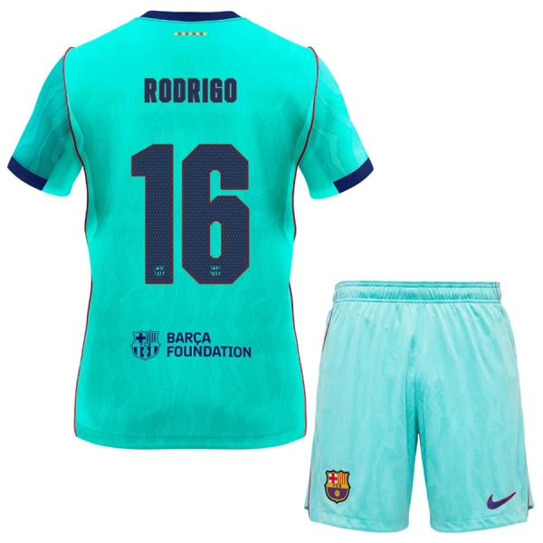 Camisolas FC Barcelona Rodrigo Hernández 16 Criança Equipamento Terceiro 26/27 Camisolas FC Barcelona Rodrigo Hernández 16 Criança Equipamento Terceiro 26/27
