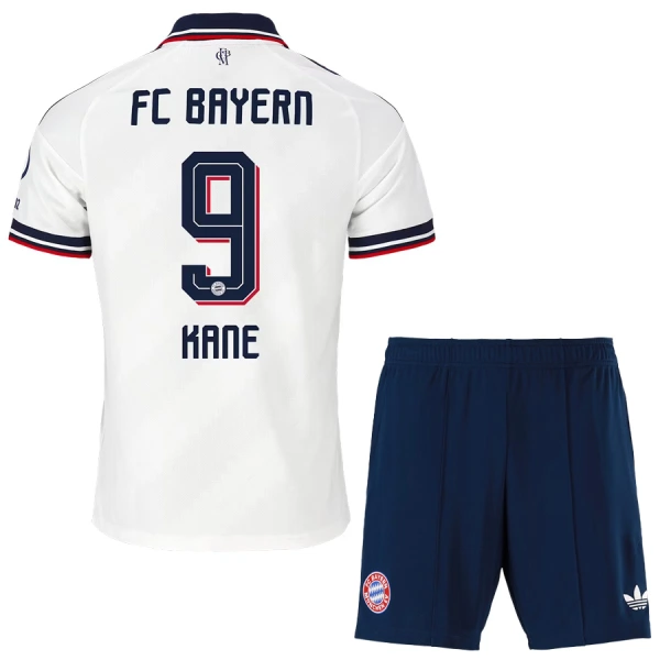 Camisolas FC Bayern de Munique Harry Kane 9 Criança Equipamento Alternativo 26/27