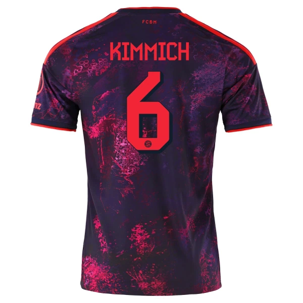 Camisolas FC Bayern de Munique Joshua Kimmich 6 Equipamento Terceiro 26/27 Camisolas FC Bayern de Munique Joshua Kimmich 6 Equipamento Terceiro 26/27
