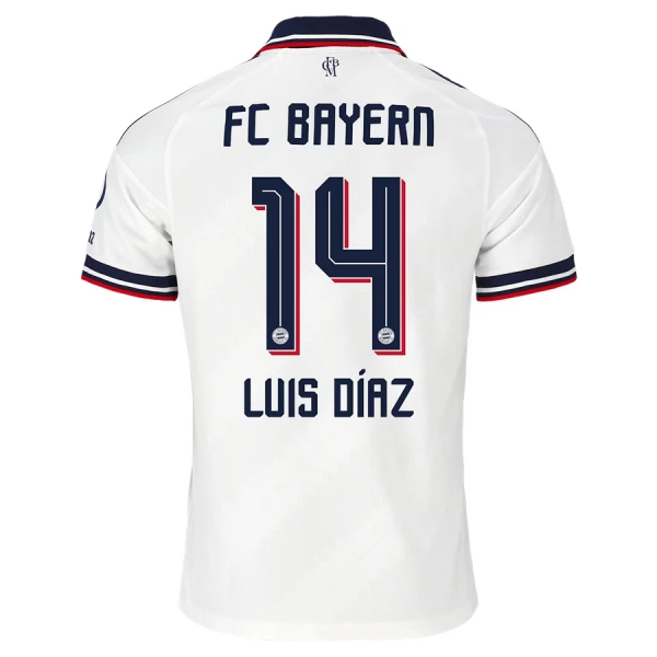 Camisolas FC Bayern de Munique Luis Díaz 14 Equipamento Alternativo 26/27 Camisolas FC Bayern de Munique Luis Díaz 14 Equipamento Alternativo 26/27