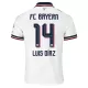 Camisolas FC Bayern de Munique Luis Díaz 14 Equipamento Alternativo 26/27 Camisolas FC Bayern de Munique Luis Díaz 14 Equipamento Alternativo 26/27