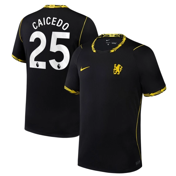 Camisolas Chelsea Caicedo 25 Equipamento Alternativo 26/27 Camisolas Chelsea Caicedo 25 Equipamento Alternativo 26/27