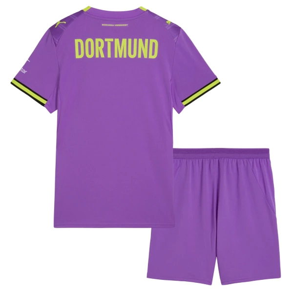 Camisolas Borussia Dortmund Criança Equipamento Terceiro 26/27