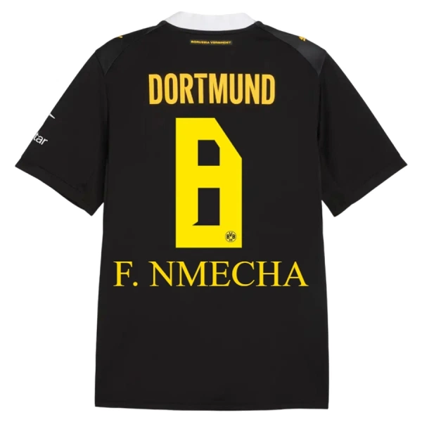 Camisolas Borussia Dortmund F. Nmecha 8 Equipamento Alternativo 26/27 Camisolas Borussia Dortmund F. Nmecha 8 Equipamento Alternativo 26/27