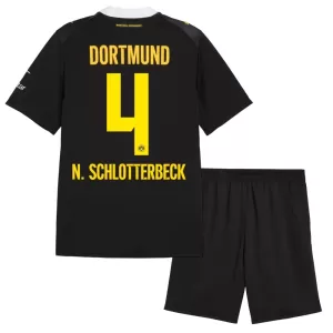 Camisolas Borussia Dortmund Nico Schlotterbeck 4 Criança Equipamento Alternativo 26/27