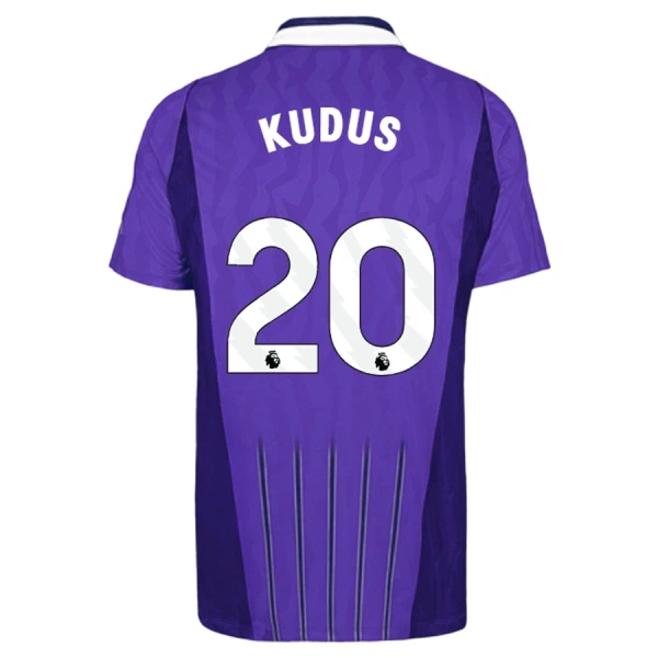 Camisolas Tottenham Hotspur Kudus 20 Equipamento Terceiro 26/27 Camisolas Tottenham Hotspur Kudus 20 Equipamento Terceiro 26/27