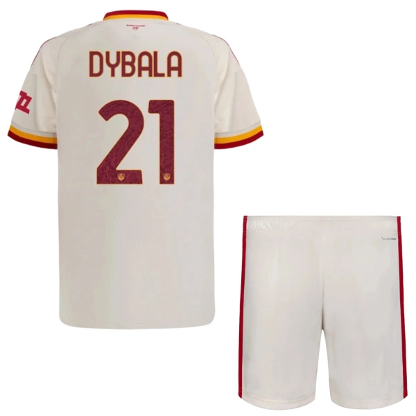 Camisolas AS Roma Paulo Dybala 21 Criança Equipamento Alternativo 26/27 Camisolas AS Roma Paulo Dybala 21 Criança Equipamento Alternativo 26/27