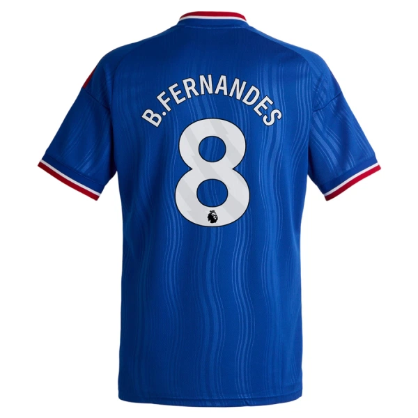 Camisolas Manchester United Bruno Fernandes 8 Criança Equipamento Alternativo 26/27