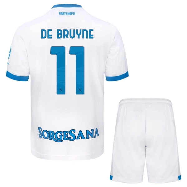 Camisolas Napoli Kevin De Bruyne 11 Criança Equipamento Alternativo 26/27