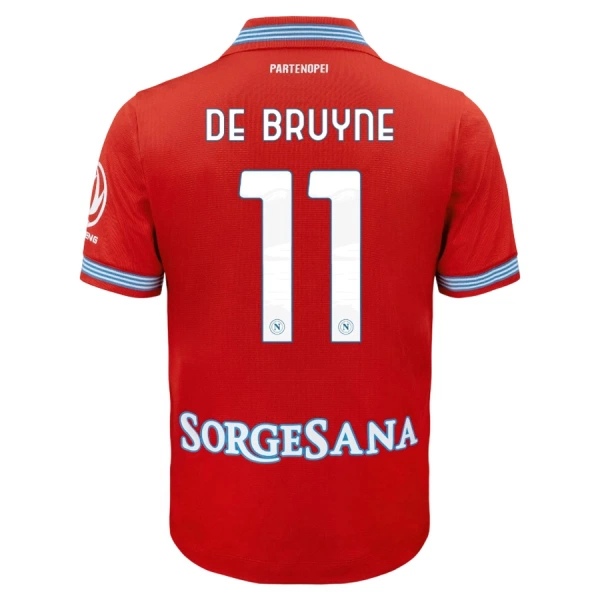 Camisolas Napoli Kevin De Bruyne 11 Equipamento Terceiro 26/27 Camisolas Napoli Kevin De Bruyne 11 Equipamento Terceiro 26/27