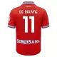 Camisolas Napoli Kevin De Bruyne 11 Equipamento Terceiro 26/27 Camisolas Napoli Kevin De Bruyne 11 Equipamento Terceiro 26/27