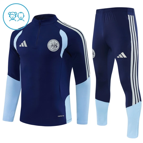 Ajax Amsterdam Conjunto de Moletom de Treino Criança 26/27 Azul