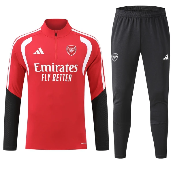 Arsenal Conjunto de Moletom de Treino 26/27 Vermelho Arsenal Conjunto de Moletom de Treino 26/27 Vermelho