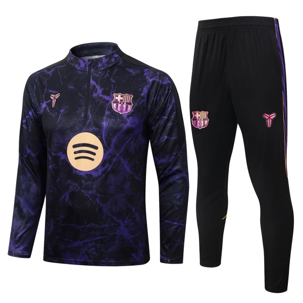 Barcelona Conjunto de Moletom de Treino 26/27 Preto Barcelona Conjunto de Moletom de Treino 26/27 Preto