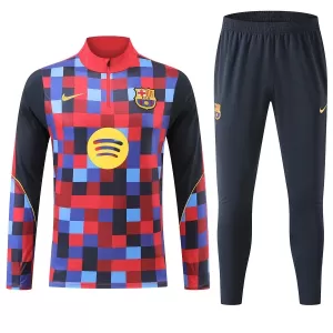 Barcelona Conjunto de Moletom de Treino 26/27 Vermelho