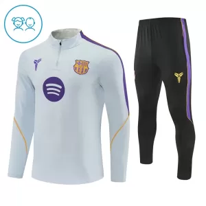 Barcelona Conjunto de Moletom de Treino Criança 26/27 Branco