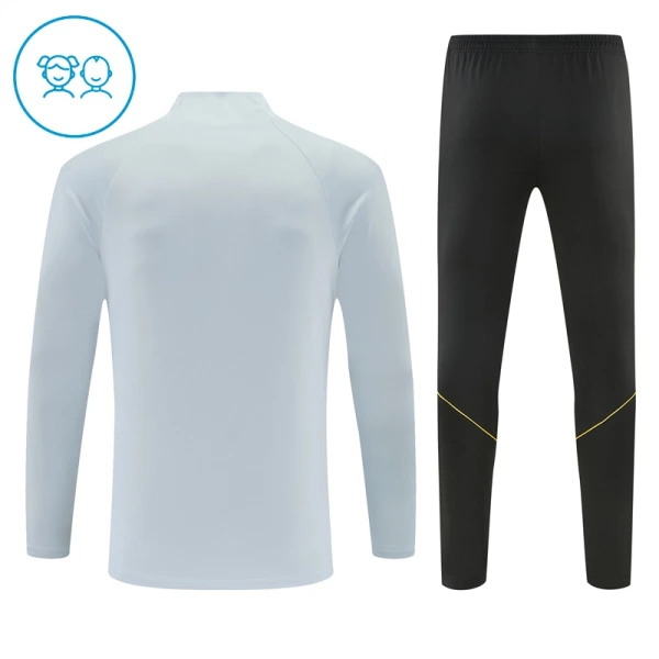 Barcelona Conjunto de Moletom de Treino Criança 26/27 Branco