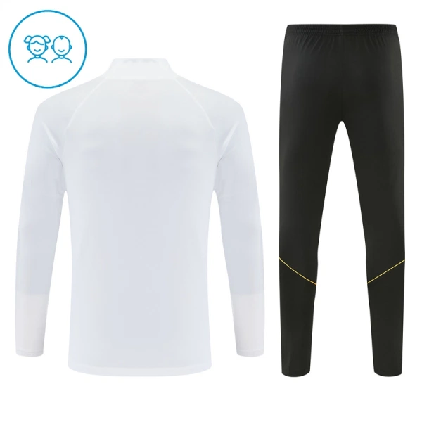 Barcelona Conjunto de Moletom de Treino Criança 26/27 Branco