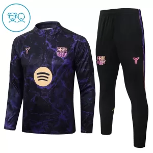 Barcelona Conjunto de Moletom de Treino Criança 26/27 Preto