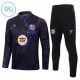 Barcelona Conjunto de Moletom de Treino Criança 26/27 Preto