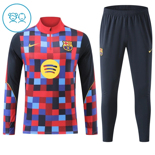 Barcelona Conjunto de Moletom de Treino Criança 26/27 Vermelho Barcelona Conjunto de Moletom de Treino Criança 26/27 Vermelho