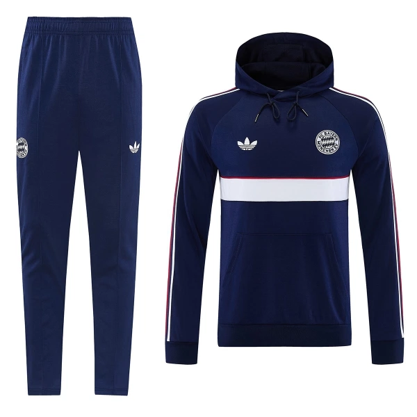 Bayern de Munique Capuz Conjunto de Moletom de Treino 26/27 Frota Bayern de Munique Capuz Conjunto de Moletom de Treino 26/27 Frota