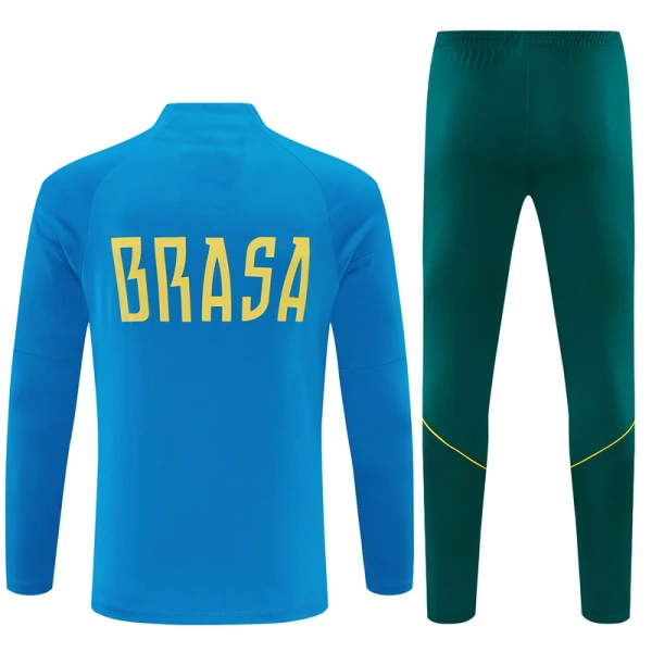 Brasil Conjunto de Moletom de Treino 26/27 Azul