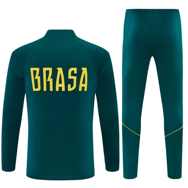 Brasil Conjunto de Moletom de Treino 26/27 Verde