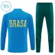 Brasil Conjunto de Moletom de Treino Criança 26/27 Azul