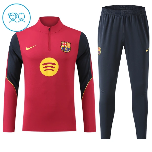 FC Barcelona Conjunto de Moletom de Treino Criança 26/27 Vermelho FC Barcelona Conjunto de Moletom de Treino Criança 26/27 Vermelho