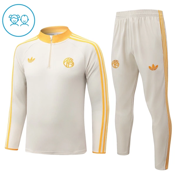 FC Bayern de Munique Conjunto de Moletom de Treino Criança 26/27 Branco FC Bayern de Munique Conjunto de Moletom de Treino Criança 26/27 Branco