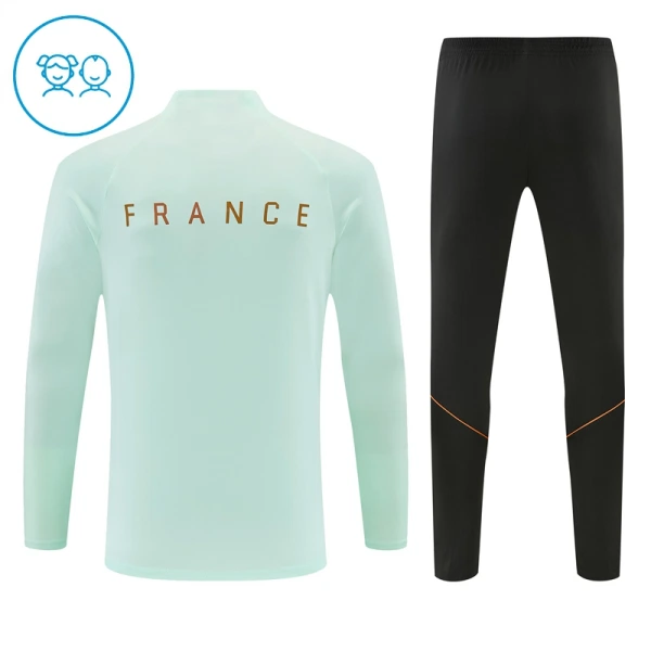 França Conjunto de Moletom de Treino Criança 26/27 Branco