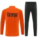 Holanda Conjunto de Moletom de Treino 26/27 Laranja