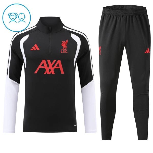 Liverpool Conjunto de Moletom de Treino Criança 26/27 Preto Liverpool Conjunto de Moletom de Treino Criança 26/27 Preto