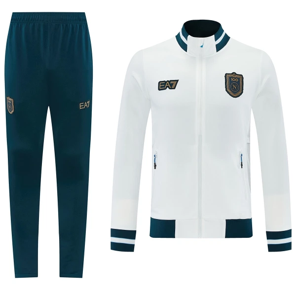 Napoli Casaco de Treino Conjunto 26/27 Branco Napoli Casaco de Treino Conjunto 26/27 Branco
