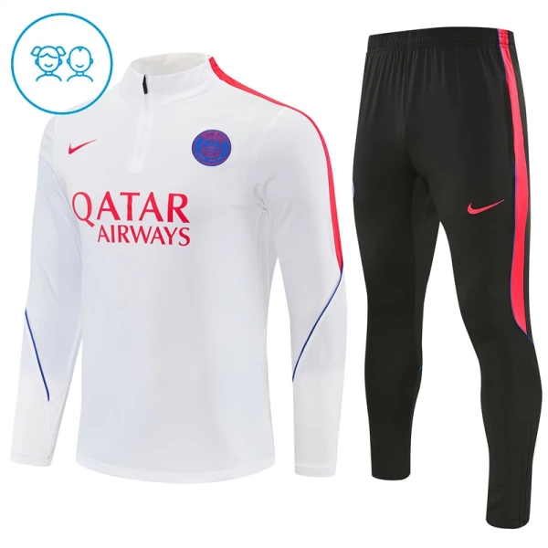 Paris Saint-Germain Conjunto de Moletom de Treino Criança 26/27 Branco
