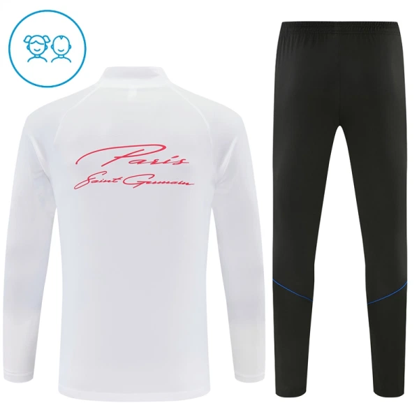 Paris Saint-Germain Conjunto de Moletom de Treino Criança 26/27 Branco