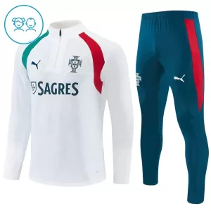 Portugal Conjunto de Moletom de Treino Criança 26/27 Branco