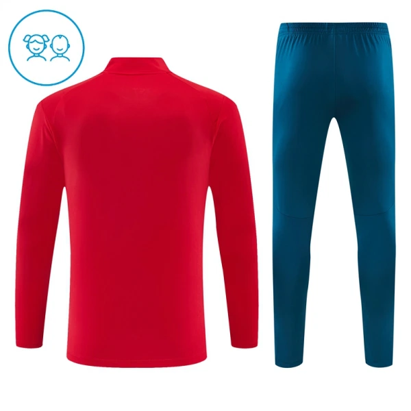 Portugal Conjunto de Moletom de Treino Criança 26/27 Vermelho