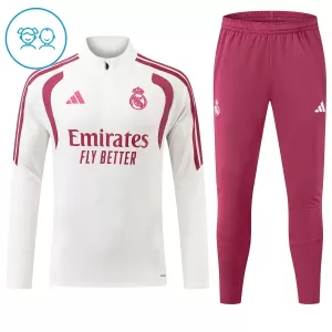 Real Madrid Conjunto de Moletom de Treino Criança 26/27 Branco