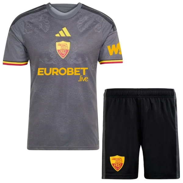 Camisolas AS Roma Criança Equipamento Terceiro 26/27 Camisolas AS Roma Criança Equipamento Terceiro 26/27