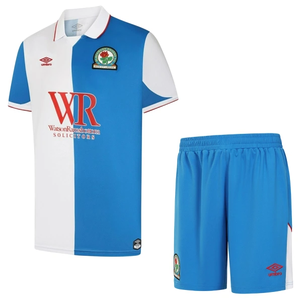 Camisolas Blackburn Rovers Criança Equipamento Principal 26/27 Camisolas Blackburn Rovers Criança Equipamento Principal 26/27