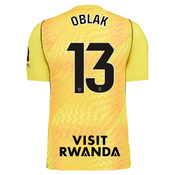 Camisolas Guarda Redes Atlético Madrid Jan Oblak 13 26/27 Amarelo Camisolas Guarda Redes Atlético Madrid Jan Oblak 13 26/27 Amarelo
