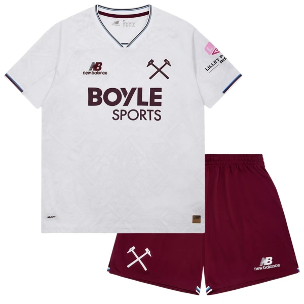Camisolas West Ham United Criança Equipamento Alternativo 26/27 Camisolas West Ham United Criança Equipamento Alternativo 26/27