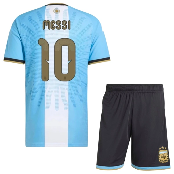 Camisolas Argentina Lionel Messi Farewell Criança Aniversário 26/27 Camisolas Argentina Lionel Messi Farewell Criança Aniversário 26/27