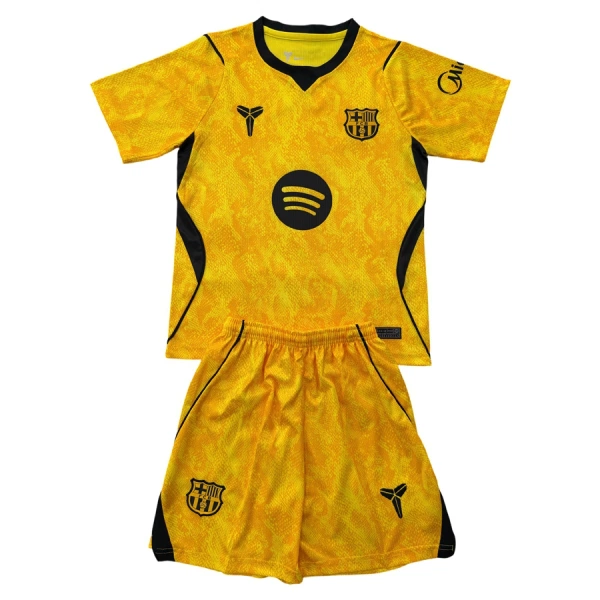 Camisolas Guarda Redes FC Barcelona Criança Equipamento Alternativo 26/27 Amarelo