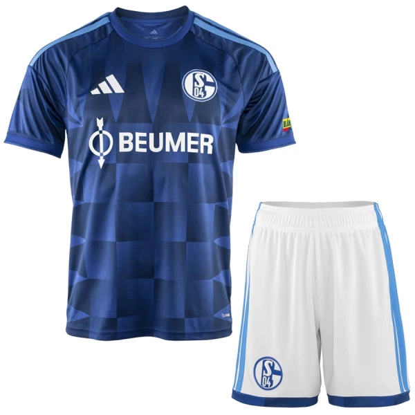 Camisolas Schalke 04 Criança Equipamento Principal 26/27 Camisolas Schalke 04 Criança Equipamento Principal 26/27